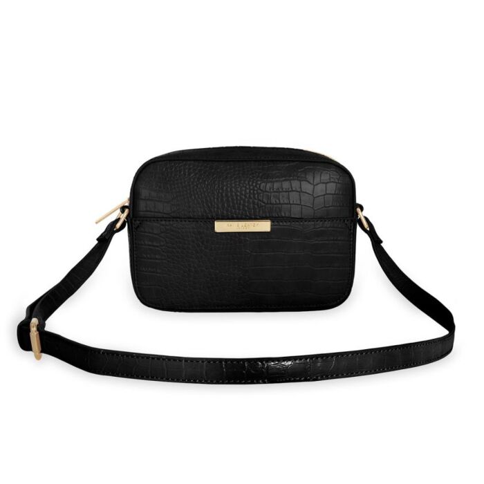 Katie Loxton - Celine Faux Croc Crossbody - Black
